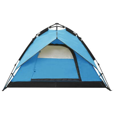 vidaXL Prigodni šator za kampiranje za 2- 3 osobe 240x210x140 cm plavi