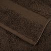 vidaXL Ručnici za saunu SOLUND 10 kom smeđi 80 x 200 cm 600 gsm