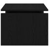 vidaXL Kava Stol Crni hrast 68 x 50 x 38 cm Konstruirano drvo