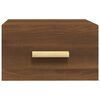 vidaXL Zidni noćni ormarić boja smeđeg hrasta 35 x 35 x 20 cm