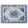 vidaXL Tepih ORIZ Tamno plava 140 x 200 cm 100% poliester