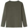 Dječja majica dugih rukava kaki 116