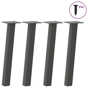 vidaXL Noge za klub stolić 4 kom antracit 30 cm čelik