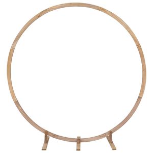 vidaXL Vjenčani luk Svijetlosmeđa 224 x 80 x 220 cm Masivna borovina