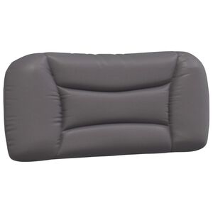 vidaXL Jastuk za uzglavlje Hvar sivi 80 cm od umjetne kože