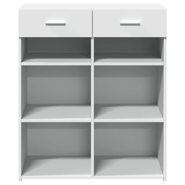 vidaXL Komoda bijela 80x42,5x93 cm od konstruiranog drva