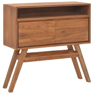 vidaXL Konzolni stol 80 x 30 x 80 cm od masivne tikovine