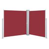 vidaXL Uvlačiva bočna tenda 170 x 600 cm crvena