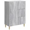 vidaXL Kreveta Siva sonoma 66 x 34,5 x 90 cm Konstruirano drvo