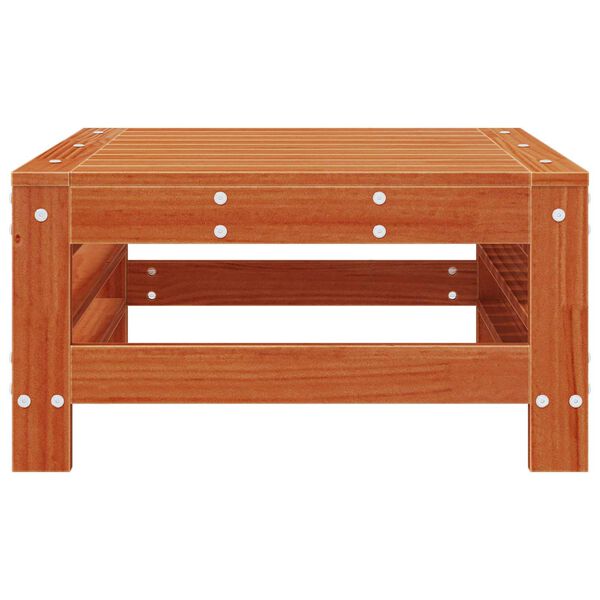 vidaXL Noge za odmaranje u vrtu Masivna borovina Vosak Smeđa