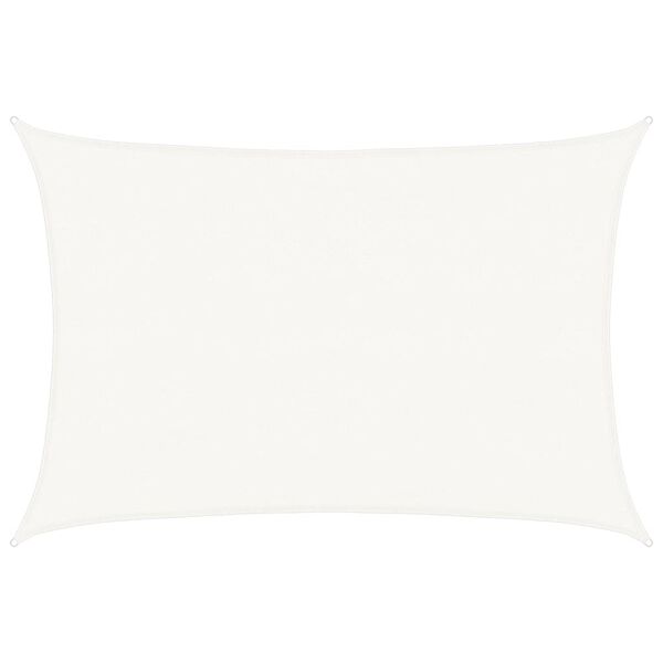 vidaXL Jedro za Za&scaron;titu od Sunca HDPE Pravokutno 4x6 m Bijelo