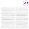 vidaXL Ručnici SOLUND 25 kom bijeli 100 x 200 cm 600 gsm