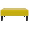 vidaXL Dvosjed na razvlačenje s tabureom žuti bar&scaron;unasti