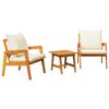 vidaXL Bistro set 3 kom. Smeđa Čvrsto drvo akacije