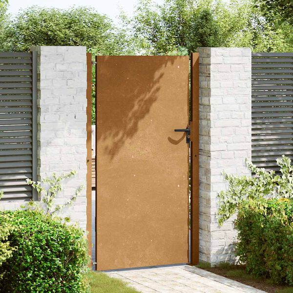 vidaXL Vrtna vrata 100x175 cm Corten čelik