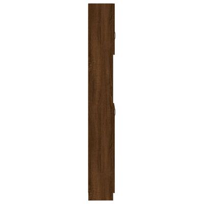 vidaXL Kupaonski ormarić boja smeđeg hrasta 32 x 25,5 x 190 cm drveni
