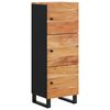 vidaXL Visoka komoda s 3 vrata 40x33x110 cm od drva bagrema i željeza