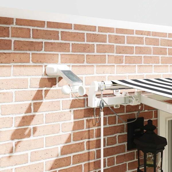 vidaXL Tenda na automatsko uvlačenje LED antracit i bijela 400x300 cm