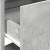 vidaXL Noćni ormarić s ladicom beton sivi 51x31x47 cm