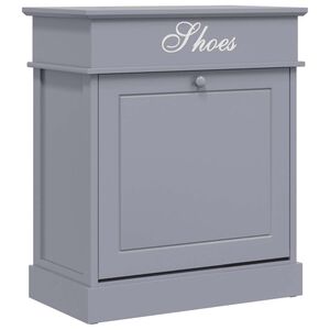 vidaXL Ormarić za cipele sivi 50 x 28 x 58 cm od drva paulovnije