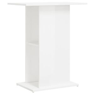 vidaXL Stalak za akvarij sjajni bijeli 60,5 x 36 x 72,5 cm drveni