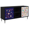 vidaXL TV ormar MAINZ 102 x 33 x 51 cm Crni hrast Konstruirano drvo