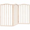 vidaXL Vrata za pse s 3 panela sklopiva 150 cm od drva topole