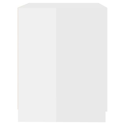 vidaXL Ormarić za perilicu rublja visoki sjaj bijeli 71x71,5x91,5 cm