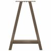 vidaXL Noge za blagovaonski stol A-oblika 2 kom 60 x (72-73) cm Čelik