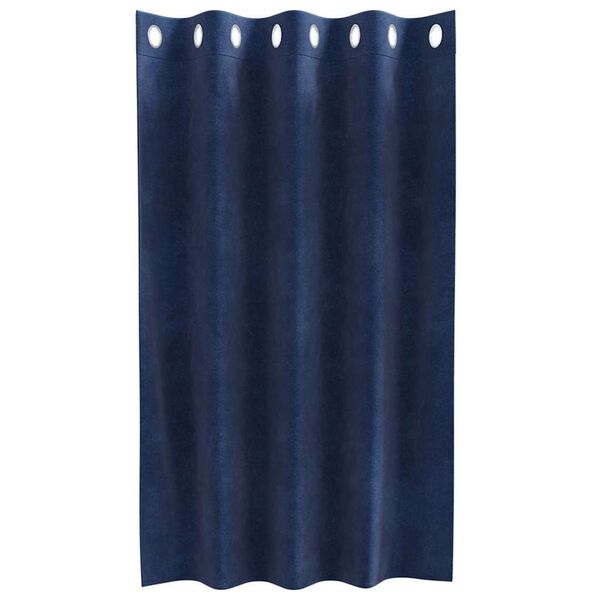 vidaXL Zavjese za zamračivanje 2 pcs Tamno plava 140 x 140 cm Bar&scaron;un