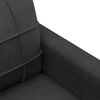 vidaXL 3-dijelni set sofa s jastucima crni od tkanine