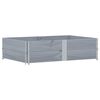vidaXL Vrtna sadilica siva 150x100 cm od masivne borovine
