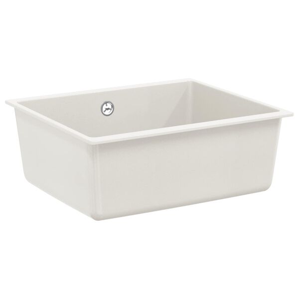 vidaXL Umivaonik Bijelo 530 x 460 mm 80% kvarc i 20% smola