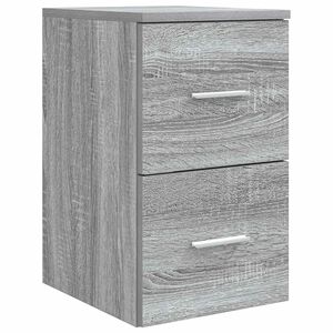 vidaXL Kupaonski ormar između Siva Sonoma 30 x 35 x 50 cm