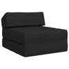 vidaXL Sofa na razvlačenje Crna 60 x 70 x 41 cm Tkanina