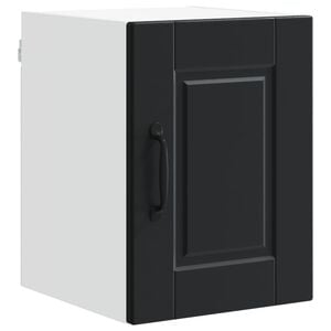 vidaXL Ormar za Zid PORTO Crna 30 x 31 x 40 cm Konstruirano drvo