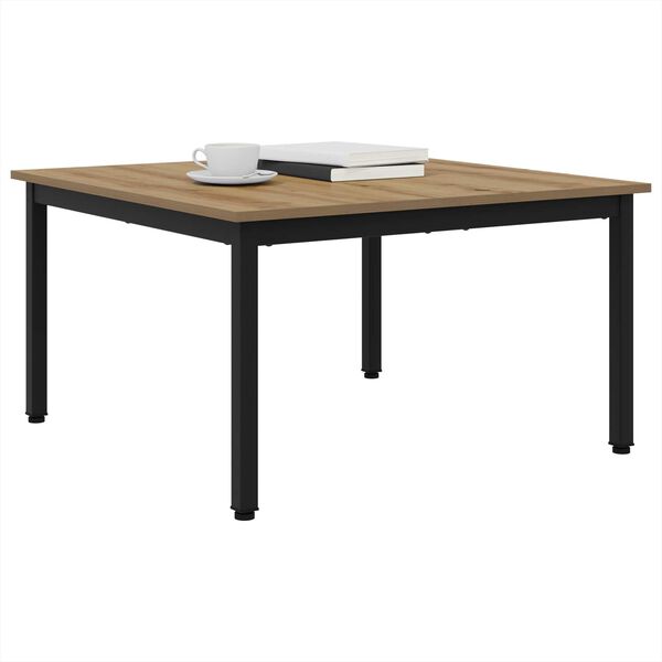 vidaXL Kava Stol Umjetnička hrastovina 80 x 80 x 45 cm