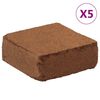 vidaXL Blokovi od kokosovih vlakana 5 kom 5 kg svaki 25 kg ukupno