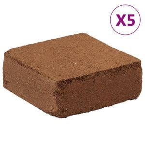 vidaXL Blokovi od kokosovih vlakana 5 kom 5 kg svaki 25 kg ukupno