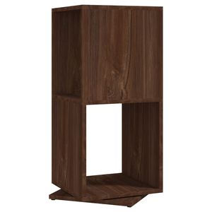 vidaXL Rotirajući ormarić boja hrasta 34,5x34,5x75,5 cm iverica