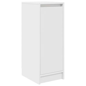 vidaXL Ormarić za cipele bijeli 29,5x34x76 cm od konstruiranog drva