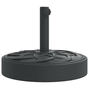 vidaXL Baza suncobrana za stupove &Oslash; 38/48 mm 25 kg okrugla