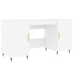 vidaXL Radni stol bijeli 140 x 50 x 75 cm od konstruiranog drva