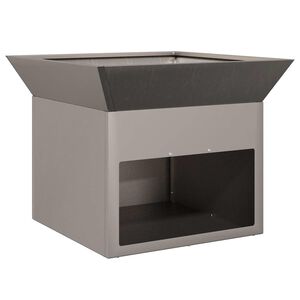 vidaXL Kamin Rđa 50 x 50 x 40 cm Otporni čelik