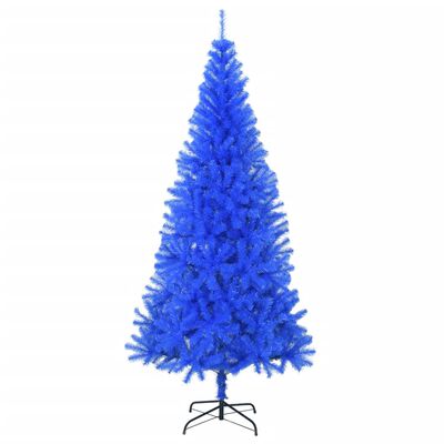 vidaXL Umjetno božićno drvce sa stalkom plavo 180 cm PVC