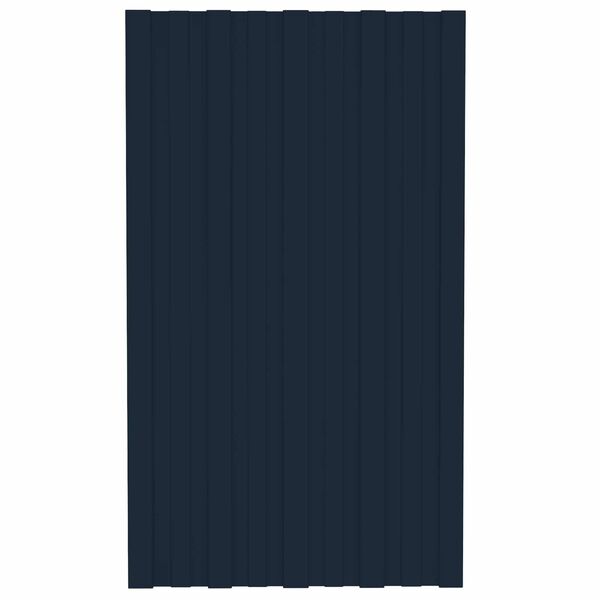 vidaXL Krovni panel 12 pcs Antracit 80 x 45 cm Pocinčani čelik