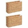 vidaXL Ko&scaron;are za časopise 2 kom. Zumbul 39 x 14 x 25 cm Prirodna