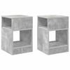 vidaXL Konačna Stolić 2 pcs Betonski sivi 30,5 x 30 x 45 cm