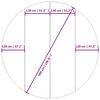 vidaXL Platno za tlo ispod bazena svjetlosivo Ø500 cm poliesterska