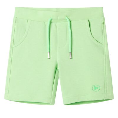 Dječje kratke hlače fluorescentno zelene 116